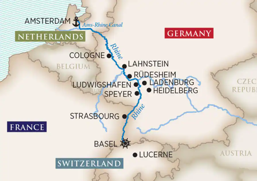 8 Day AmaWaterways River Cruise from Basel to Amsterdam 2027 - 