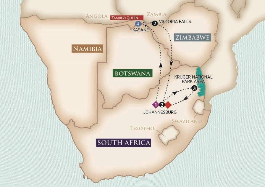 13 Day AmaWaterways River Cruise from Johannesburg to Johannesburg 2025 - 