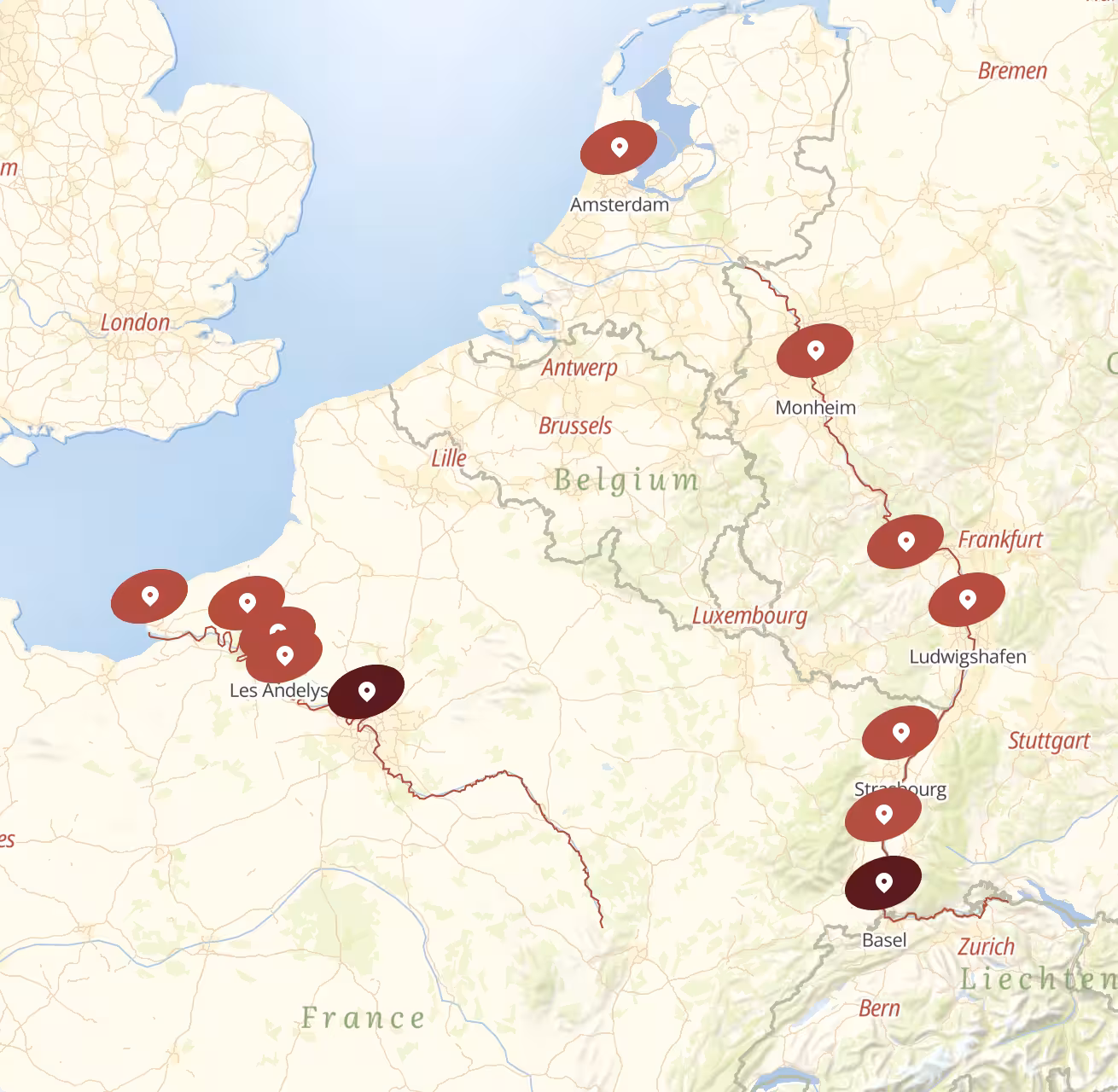 15 Day AmaWaterways River Cruise from Basel to Paris 2027 - 