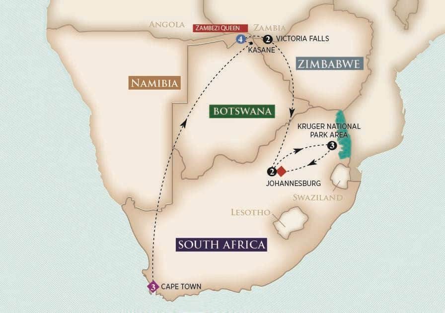15 Day AmaWaterways River Cruise from Cape Town to Johannesburg 2025 - 