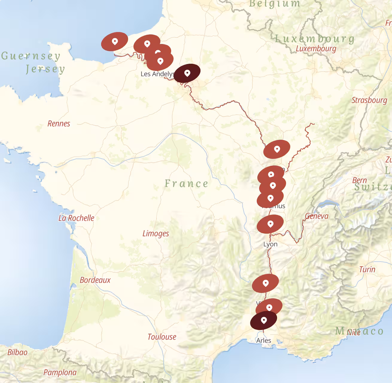 8 Day AmaWaterways River Cruise from Paris to Arles 2026 - 