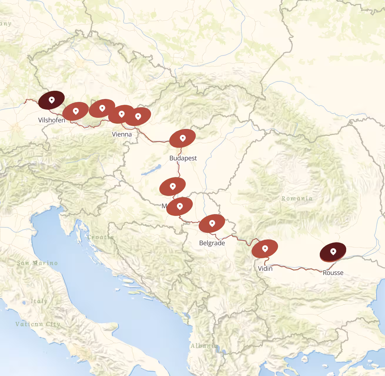 15 Day AmaWaterways River Cruise from Vilshofen to Giurgiu 2027 - 