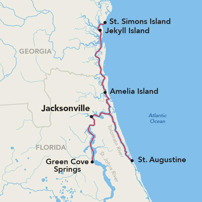 9 Day American Cruise Lines River Cruise from Jacksonville to Jacksonville 2029 - 