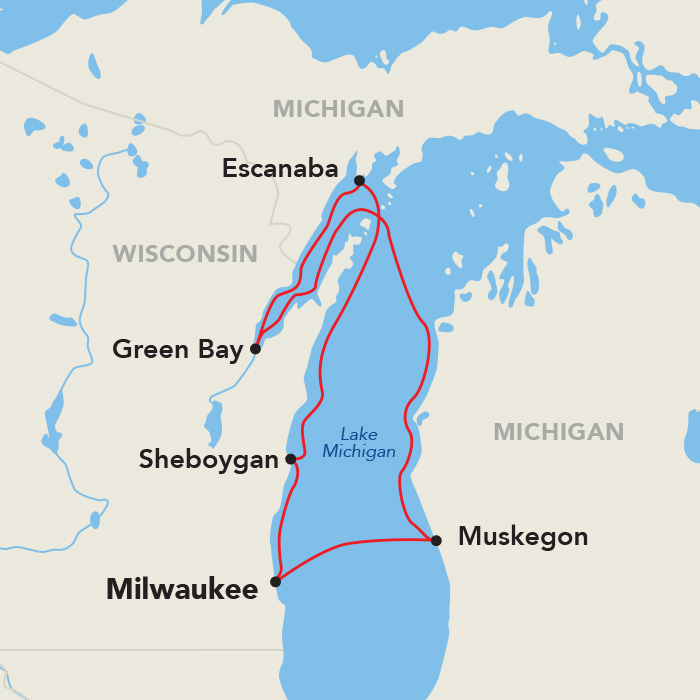 9 Day American Cruise Lines River Cruise from Milwaukee to Milwaukee 2027 - 