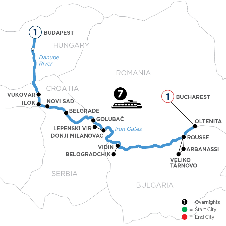 10 Day Avalon Waterways River Cruise from Budapest to Bucharest 2025 - WBOQ