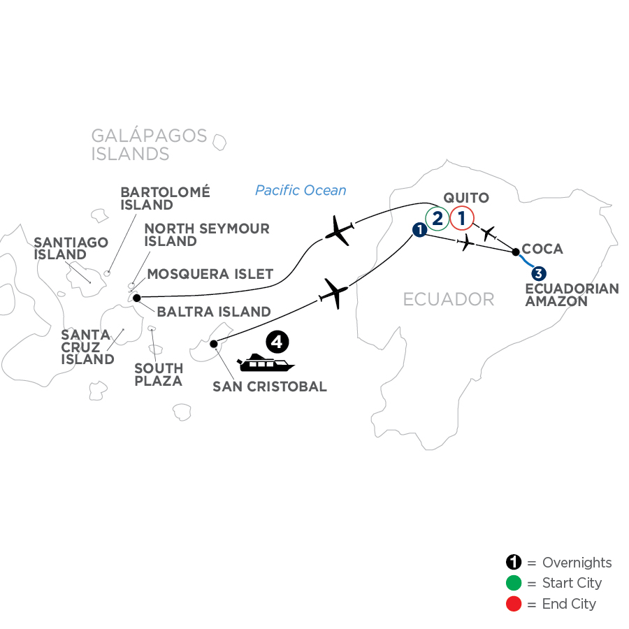 12 Day Avalon Waterways River Cruise from Cruise Quito to Quito 2025 - WBGE