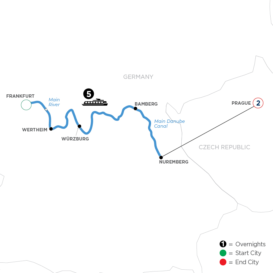 8 Day Avalon Waterways River Cruise from Frankfurt to Prague 2026 - WFNE