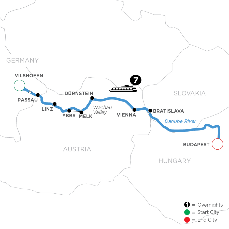 8 Day Avalon Waterways River Cruise from Vilshofen to Budapest 2027 - WDB