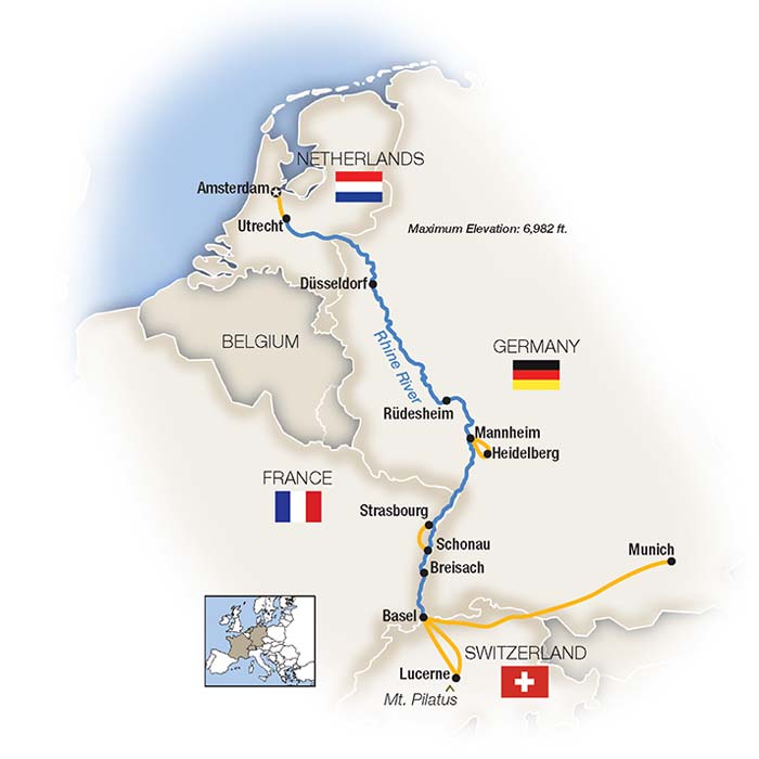 10 Day Tauck River Cruise from Amsterdam to Munich 2026 - 