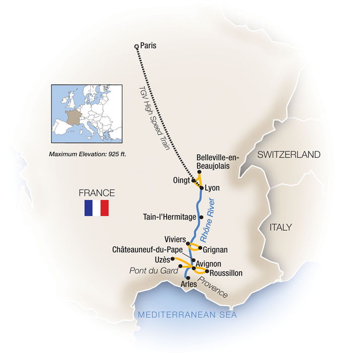 10 Day Tauck River Cruise from Lyon to Paris 2027 - 