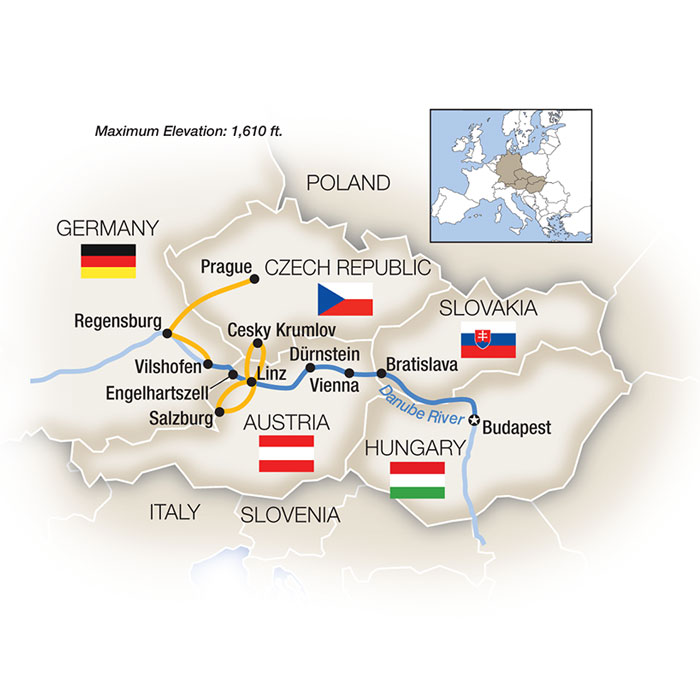 12 Day Tauck River Cruise from Budapest to Prague 2027 - 