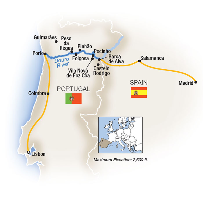 12 Day Tauck River Cruise from Lisbon to Madrid 2025 - 