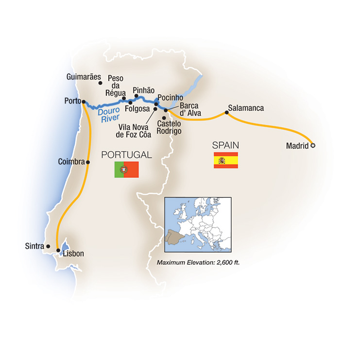12 Day Tauck River Cruise from Madrid to Lisbon 2026 - 