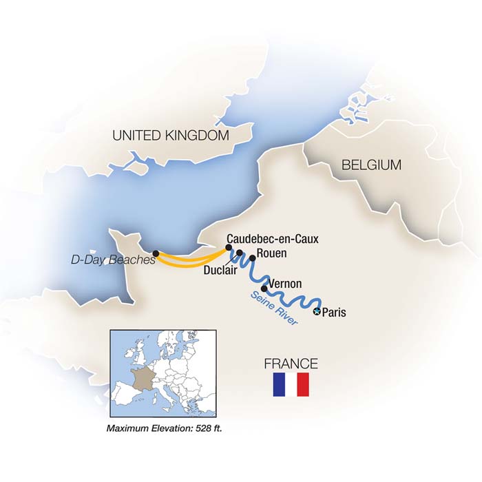 6 Day Tauck River Cruise from Paris to Paris 2026 - 