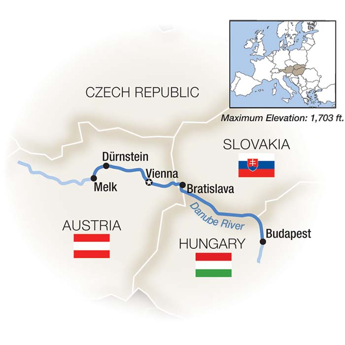 6 Day Tauck River Cruise from Vienna to Budapest 2027 - 