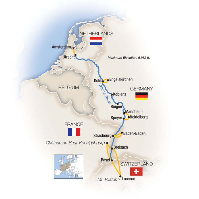 8 Day Tauck River Cruise from Amsterdam to Basel 2027 - 