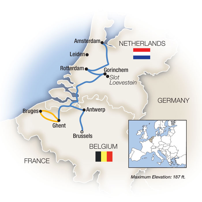 8 Day Tauck River Cruise from Brussels to Amsterdam 2027 - 