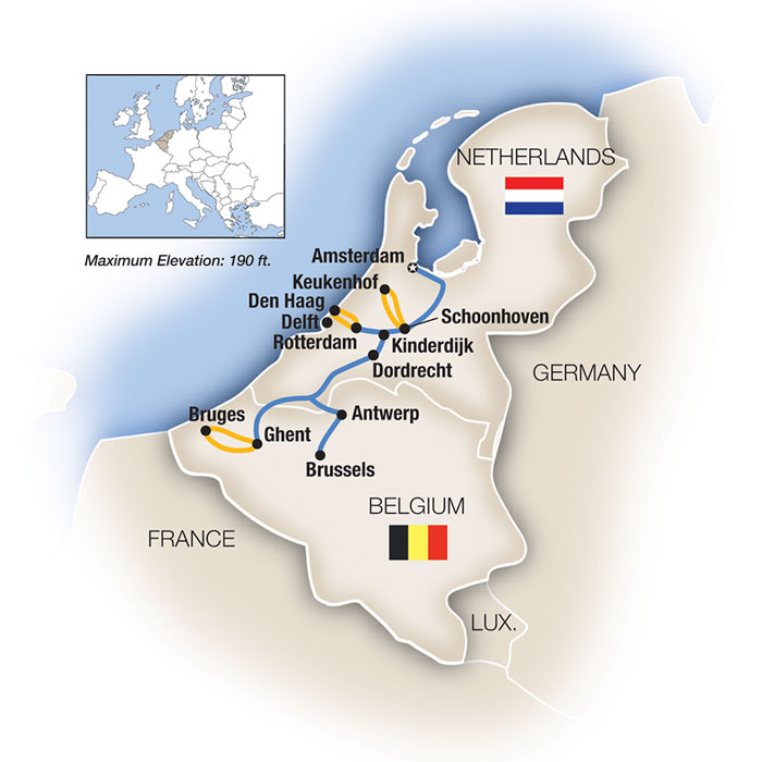 9 Day Tauck River Cruise from Amsterdam to Brussels 2026 - 