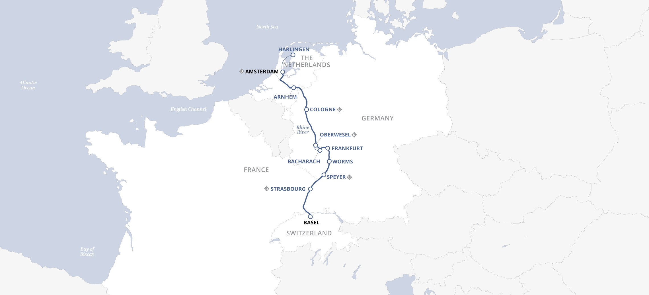 11 Day Uniworld River Cruise from Amsterdam to Basel 2025 - 