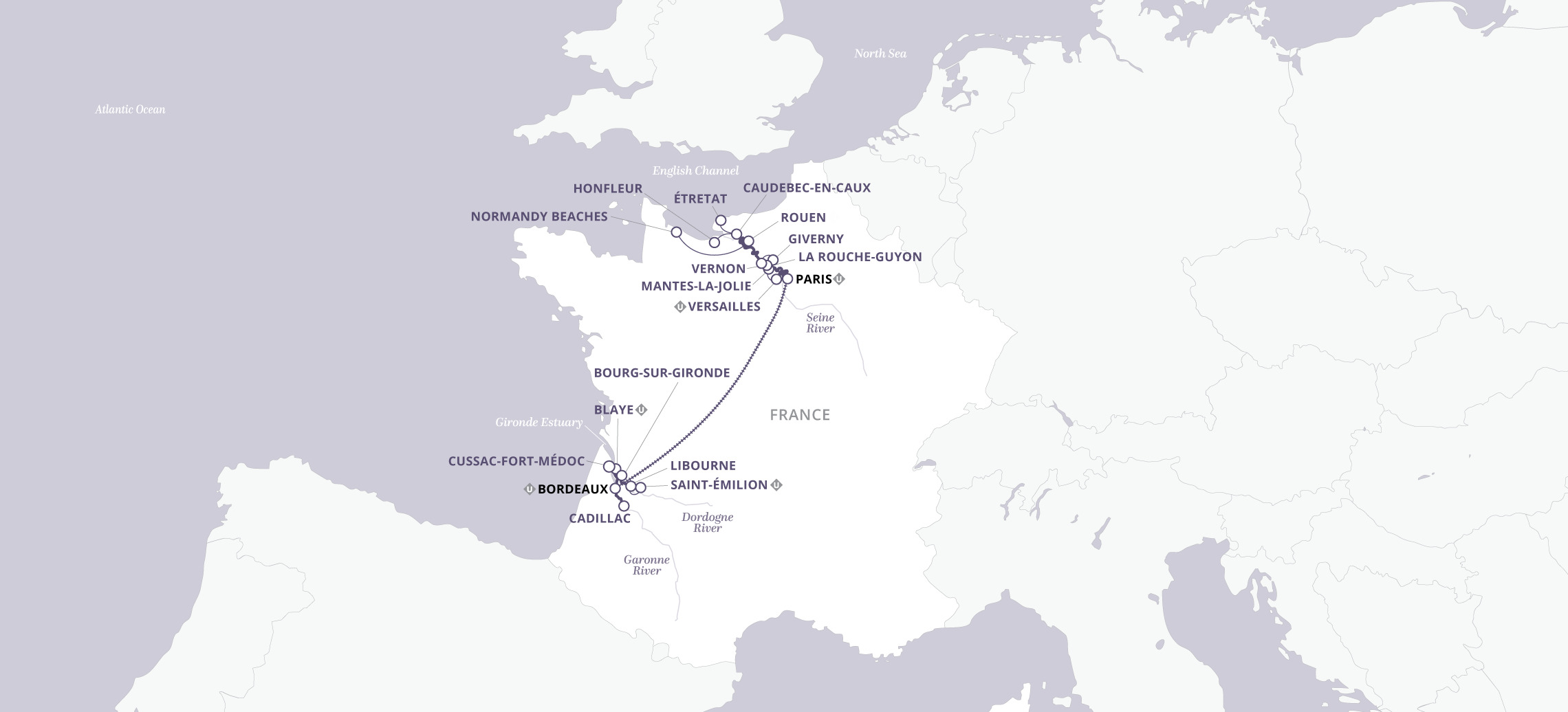 15 Day Uniworld River Cruise from Bordeaux to Paris 2025 - 