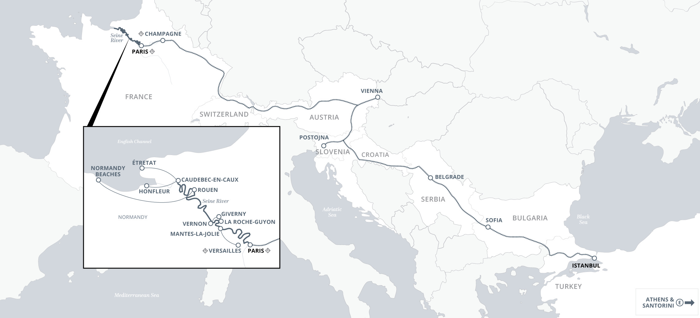 15 Day Uniworld River Cruise from Istanbul to Paris 2027 - 