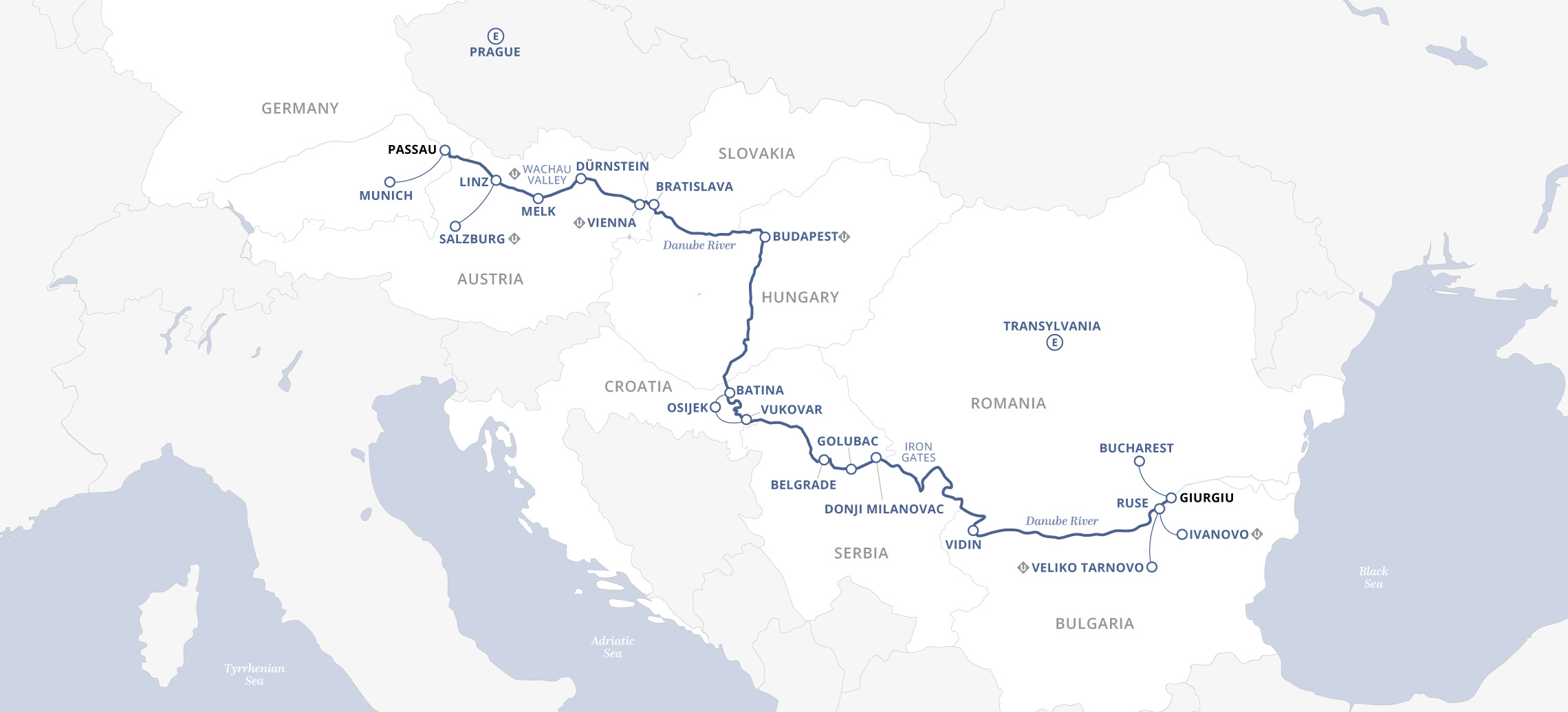 17 Day Uniworld River Cruise from Bucharest to Passau 2027 - 