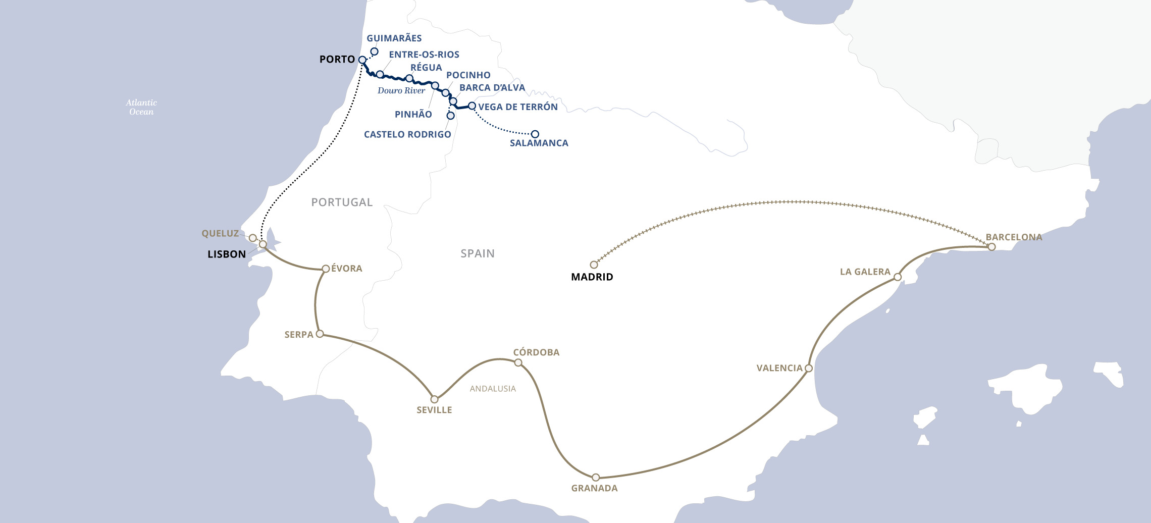 20 Day Uniworld River Cruise from Madrid to Porto 2027 - 