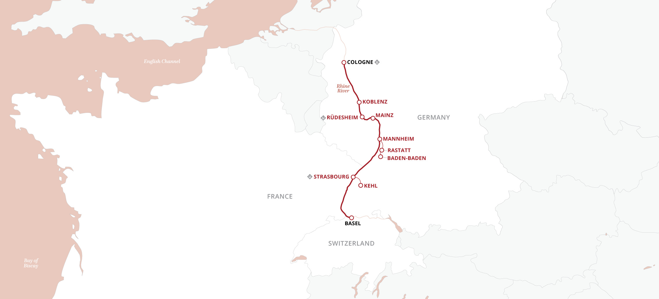 8 Day Uniworld River Cruise from Basel to Cologne 2025 - 