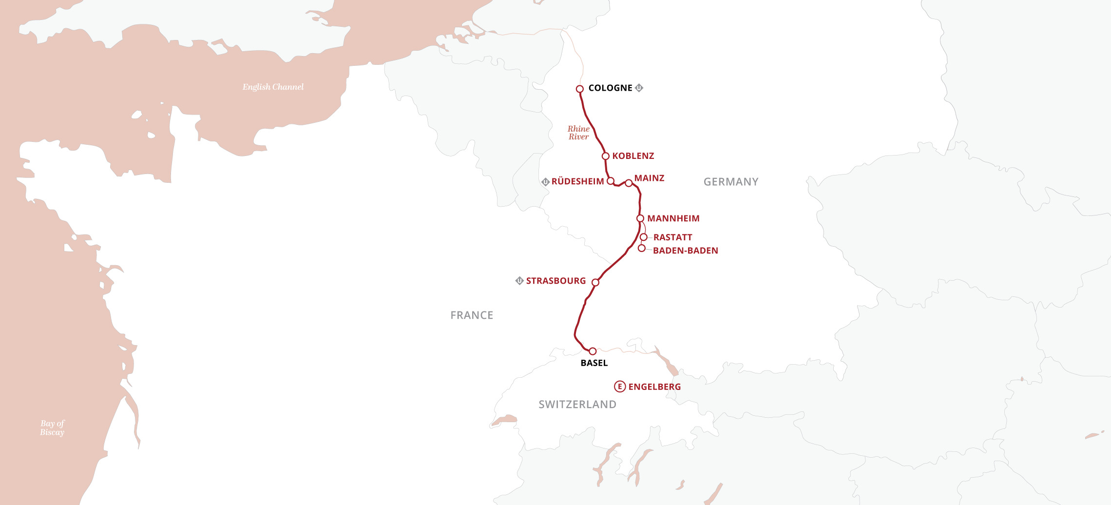8 Day Uniworld River Cruise from Basel to Cologne 2027 - 