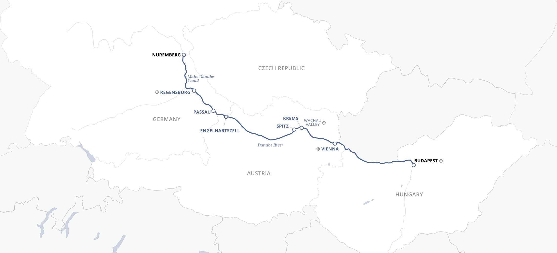 8 Day Uniworld River Cruise from Nuremberg to Budapest 2025 - 