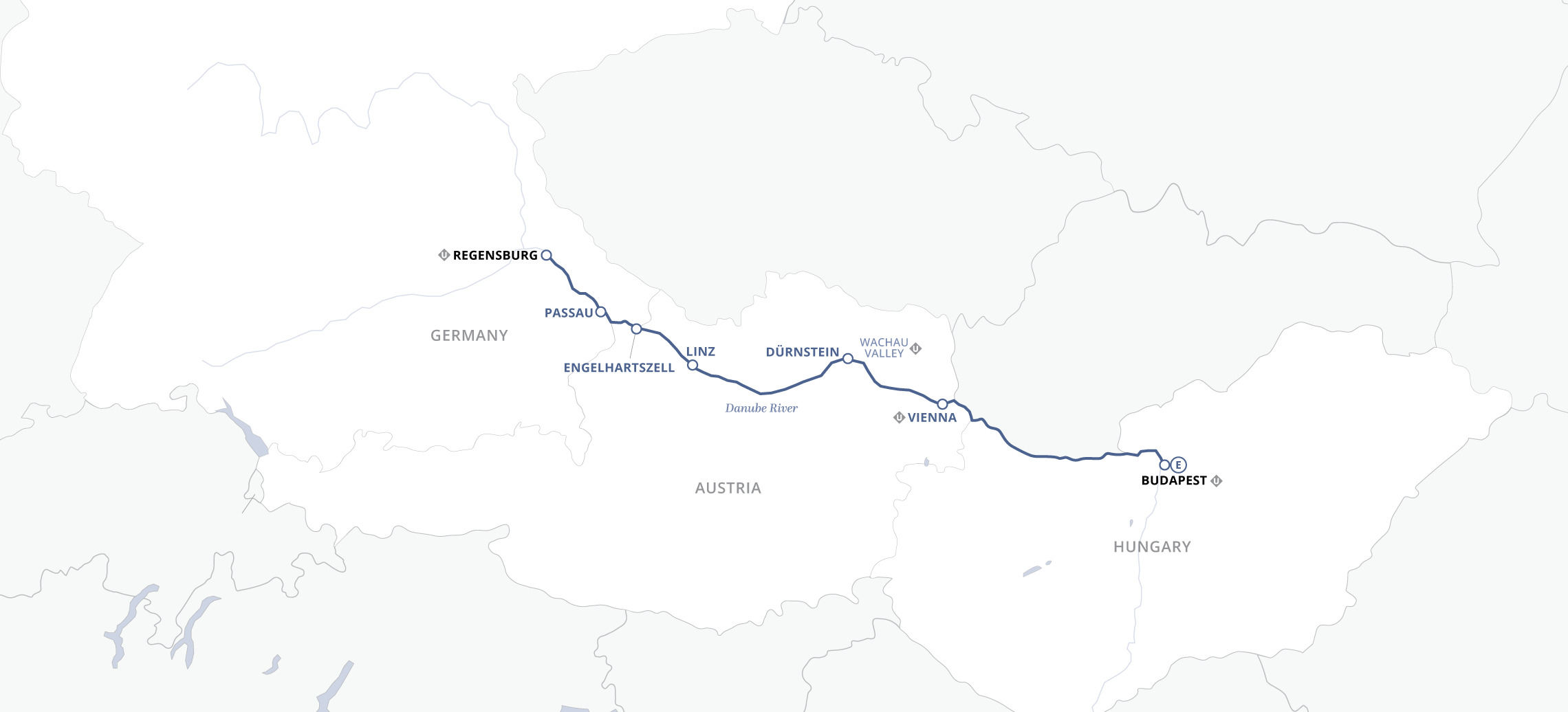 8 Day Uniworld River Cruise from Regensburg to Budapest 2027 - 