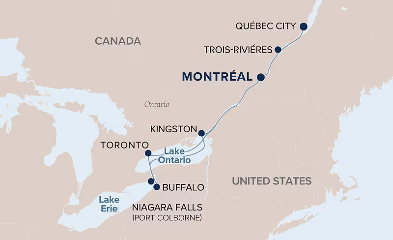 12 Day Victory Cruise Lines River Cruise from Montréal Roundtrip 2027 - 