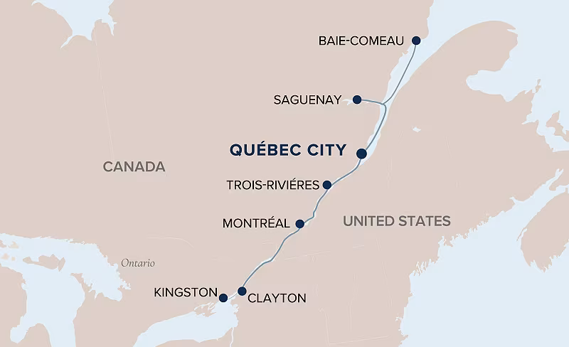 13 Day Victory Cruise Lines River Cruise from Québec City Roundtrip 2027 - 