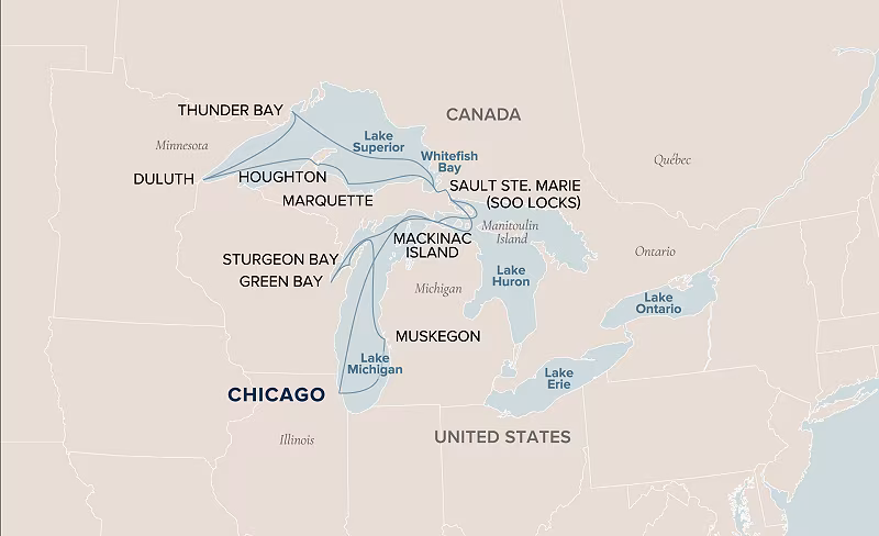 16 Day Victory Cruise Lines River Cruise from Chicago to Chicago 2027 - 