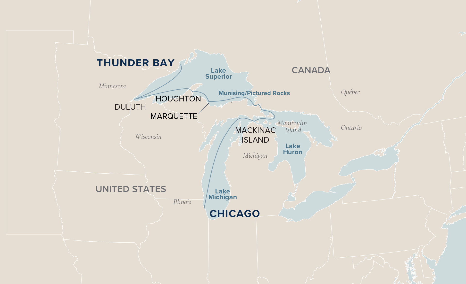 9 Day Victory Cruise Lines River Cruise from Chicago to Thunder Bay 2026 - 