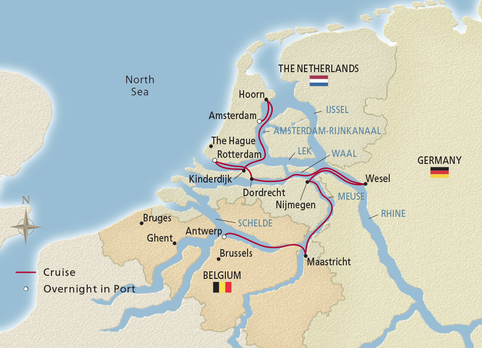 10 Day Viking River Cruise from Antwerp to Amsterdam 2025 - 