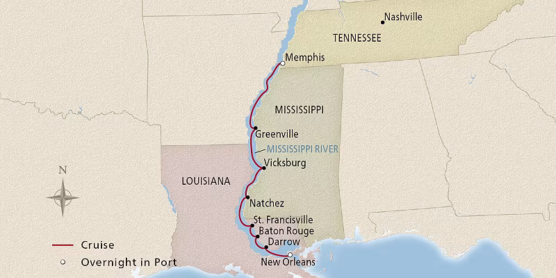 11 Day Viking River Cruise from New Orleans to Memphis 2026 - 