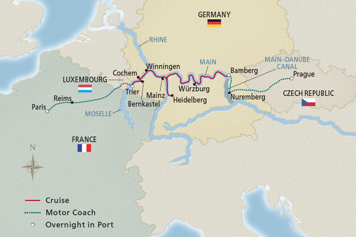 12 Day Viking River Cruise from Paris to Prague 2025 - 