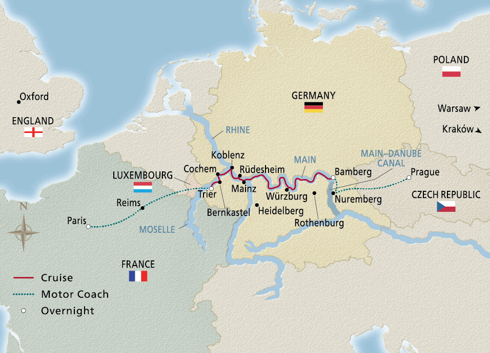 12 Day Viking River Cruise from Prague to Paris 2025 - 