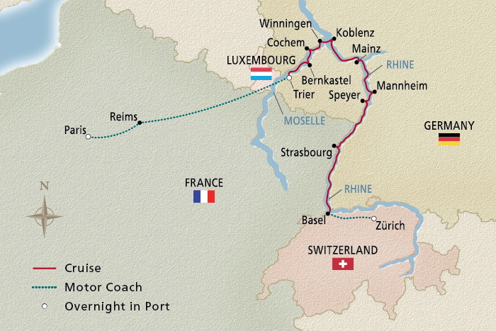 12 Day Viking River Cruise from Zurich to Paris 2026 - 