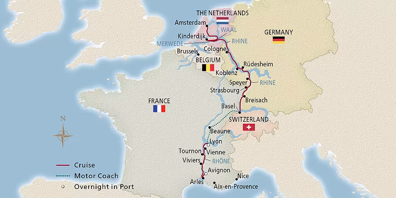 15 Day Viking River Cruise from Amsterdam to Avignon 2028 - 