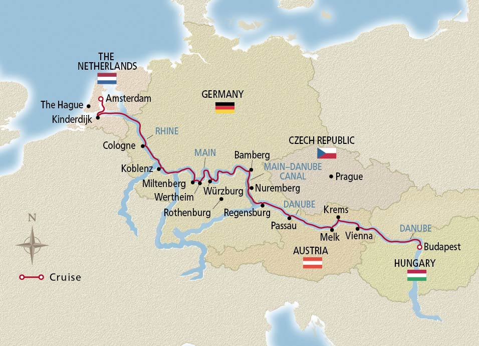15 Day Viking River Cruise from Amsterdam to Budapest 2025 - 