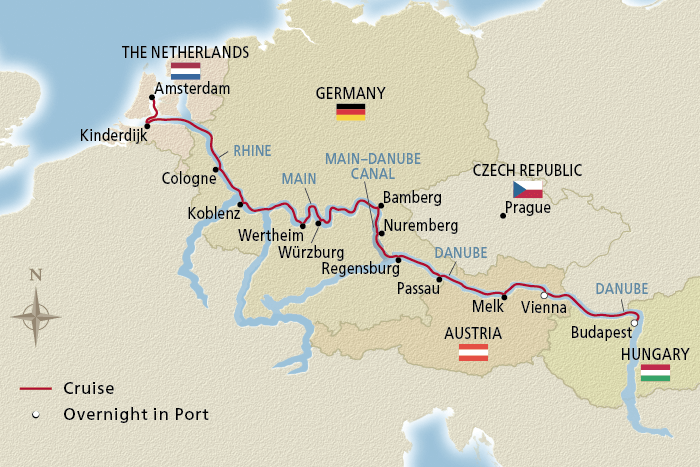 15 Day Viking River Cruise from Budapest to Amsterdam 2028 - 
