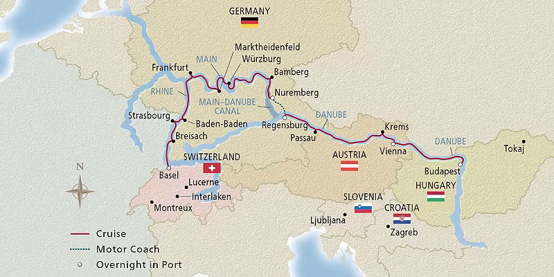 18 Day Viking River Cruise from Budapest to Basel 2026 - 