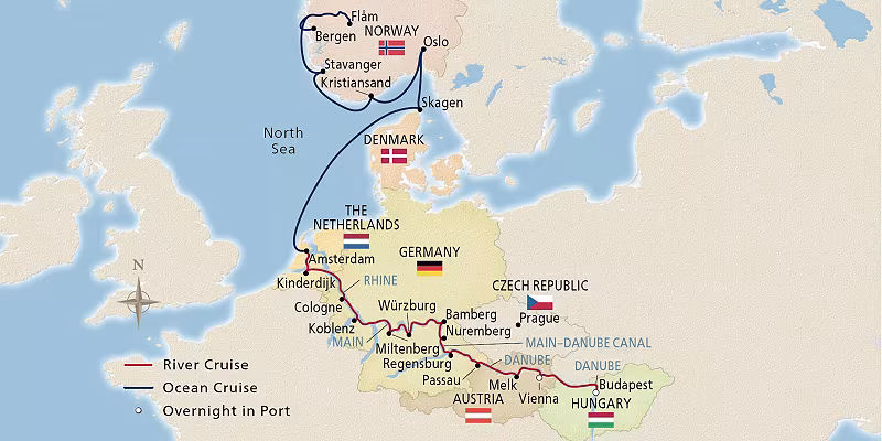 22 Day Viking River Cruise from Budapest to Bergen 2026 - 