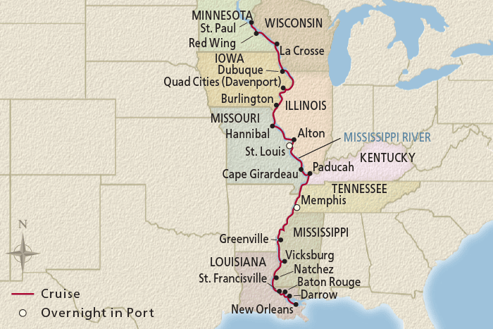 22 Day Viking River Cruise from New Orleans to St. Paul 2025 - 