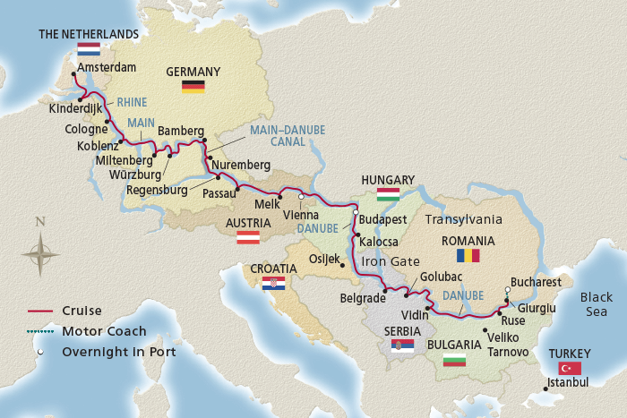 23 Day Viking River Cruise from Amsterdam to Bucharest 2028 - 