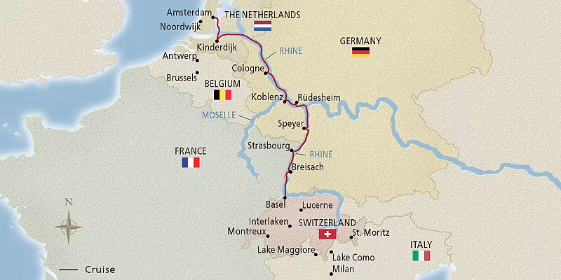 8 Day Viking River Cruise from Basel to Amsterdam 2028 - 