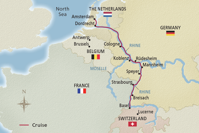 8 Day Viking River Cruise from Basel to Amsterdam 2028 - 