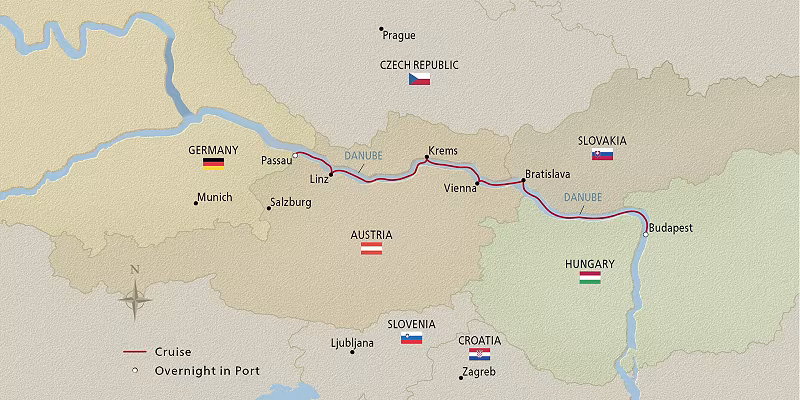 8 Day Viking River Cruise from Passau to Budapest 2028 - 